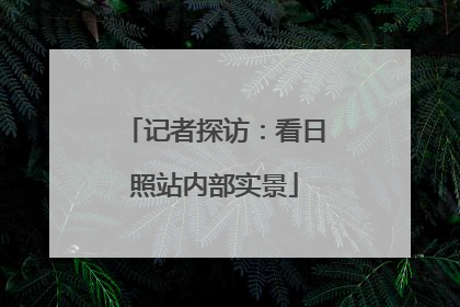 记者探访：看日照站内部实景