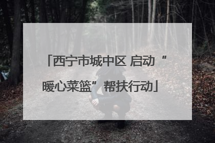 西宁市城中区 启动“暖心菜篮”帮扶行动