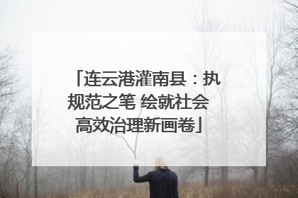 连云港灌南县：执规范之笔 绘就社会高效治理新画卷