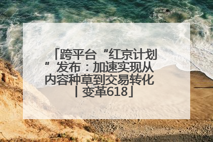 跨平台“红京计划”发布：加速实现从内容种草到交易转化丨变革618