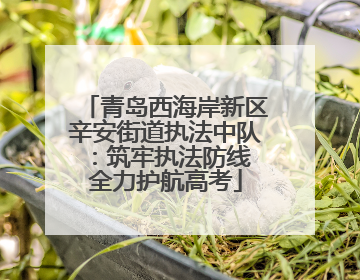 青岛西海岸新区辛安街道执法中队：筑牢执法防线 全力护航高考
