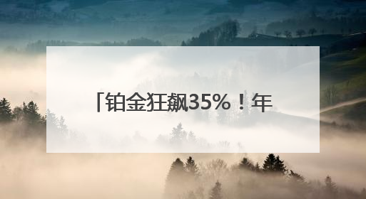 铂金狂飙35%！年内涨幅已超黄金 记者探访：成都有黄金商家开始转战铂金