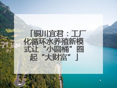 铜川宜君：工厂化循环水养殖新模式让“小圆桶”圈起“大财富”