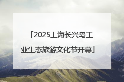 2025上海长兴岛工业生态旅游文化节开幕