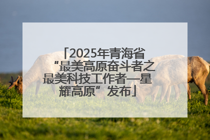 2025年青海省“最美高原奋斗者之最美科技工作者—星耀高原”发布