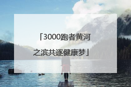 3000跑者黄河之滨共逐健康梦